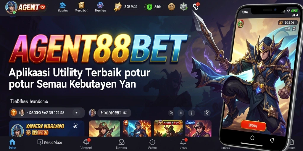 Tampilan antarmuka aplikasi AGENT88BET yang sederhana dan mudah dipahami.