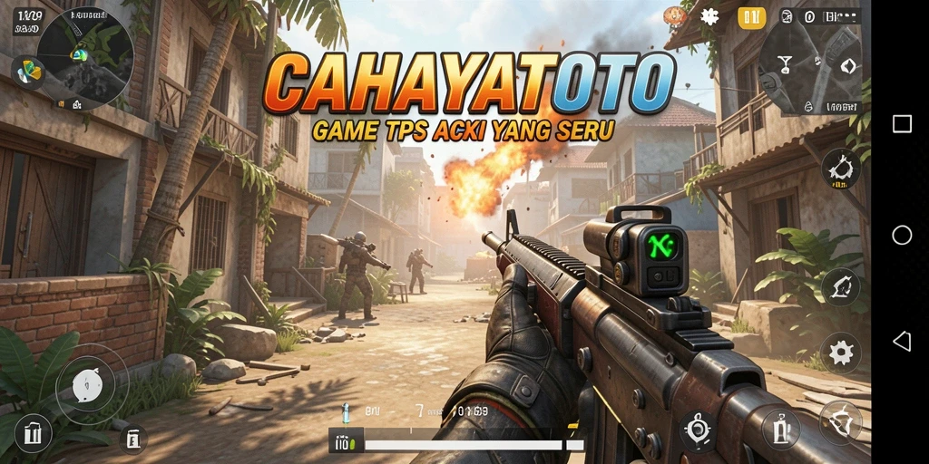 Gameplay seru CAHAYATOTO yang menampilkan aksi tembak-menembak.