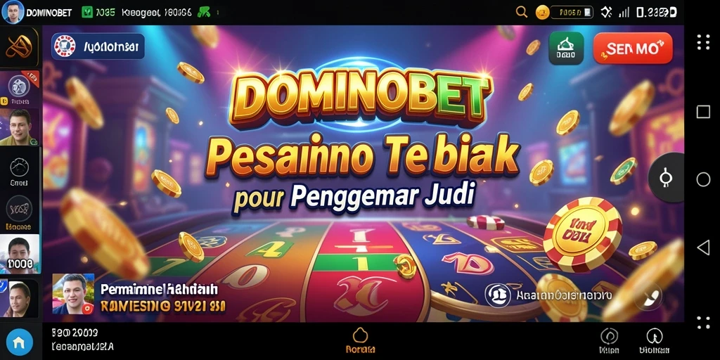 Screenshot gameplay <strong>DOMINOBET</strong> yang menampilkan keseruan permainan Kasino.