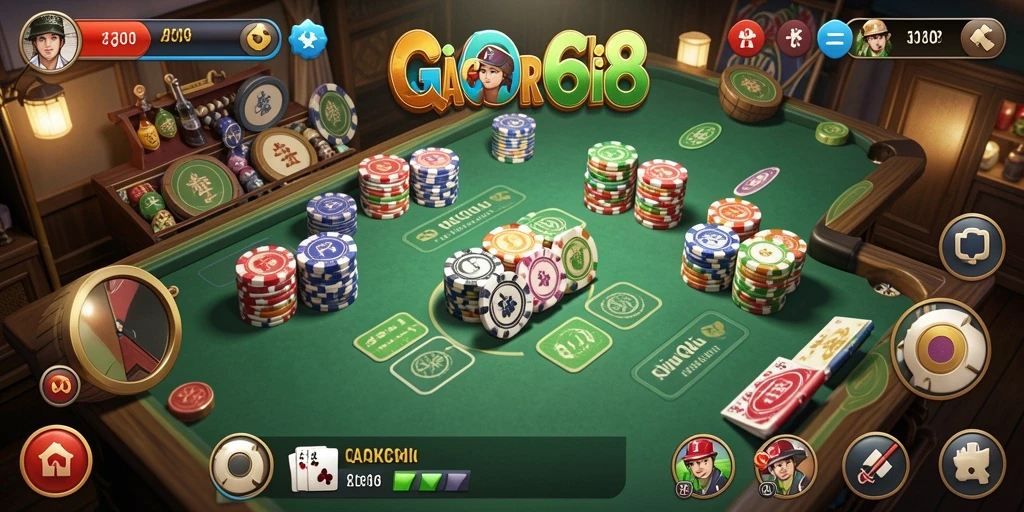 Tampilan menarik saat bermain QiuQiu di GACOR668.