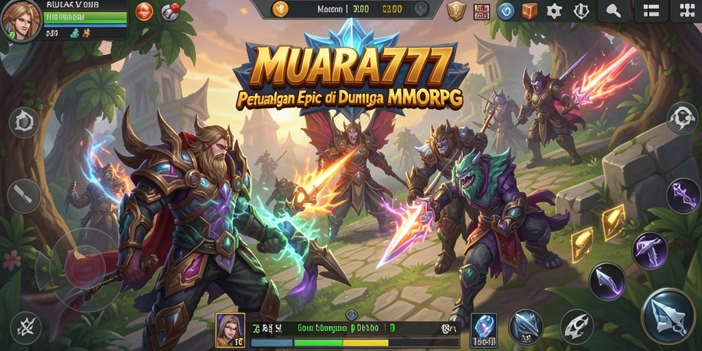 Tampilan gameplay seru di dunia fantastis MUARA777.
