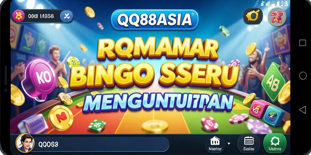 Tampilan gameplay bingo yang seru di QQ88ASIA.