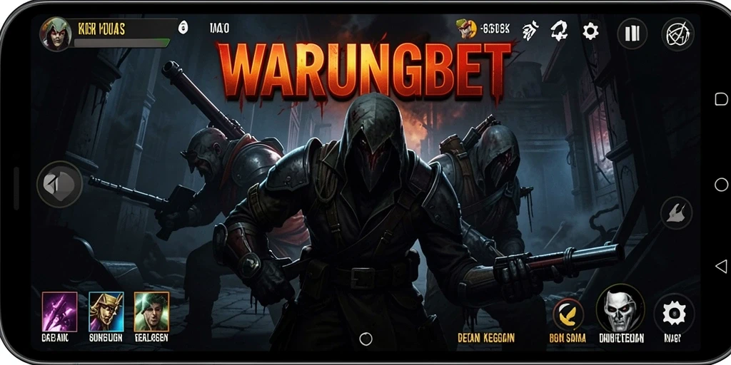 Screenshot dari gameplay HORROR yang mencekam di WARUNGBET.